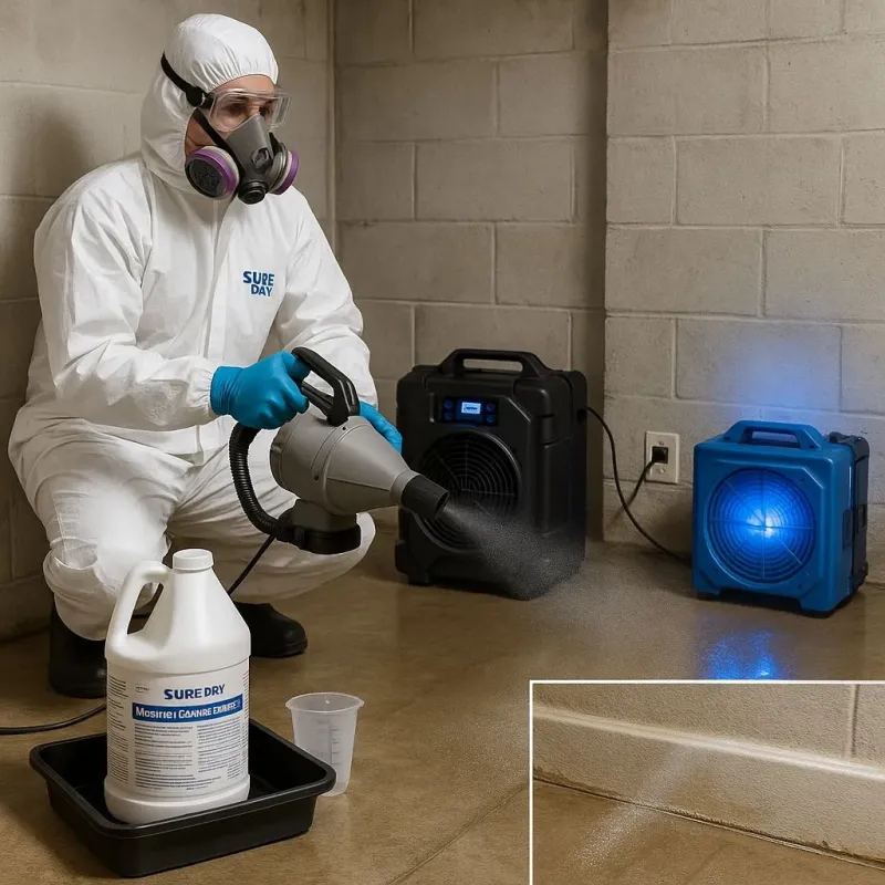 Sanitization and Odor Removal process in Clearwater, MN